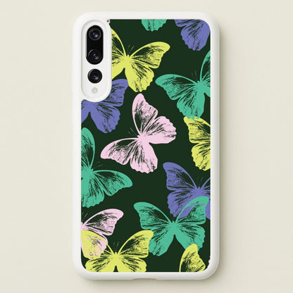 Colourful Butterfly Stamps Pattern  - Patterns Phone Case for Huawei P20 Pro