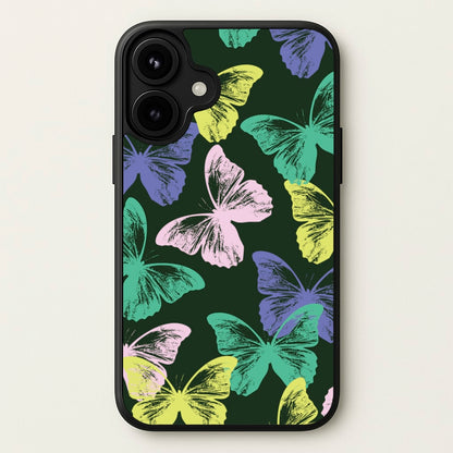 Colourful Butterfly Stamps Pattern Phone Case for iPhone 17