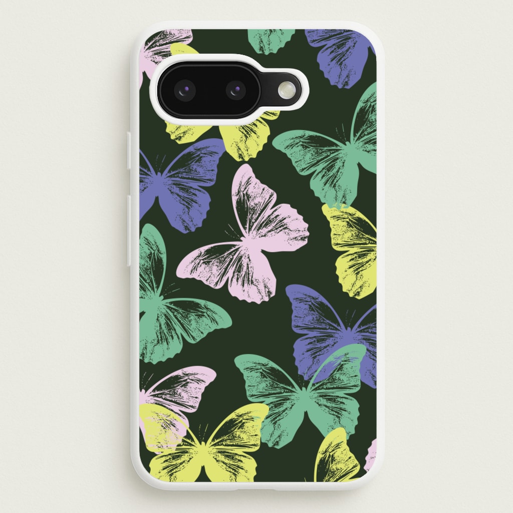 Colourful Butterfly Stamps Pattern  - Patterns Phone Case for Google Pixel 9a