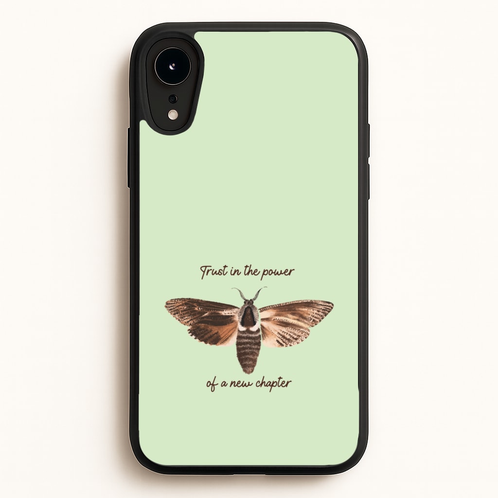 Trust In The Power Of A New Chapter  - Patterns Phone Case for iPhone XR