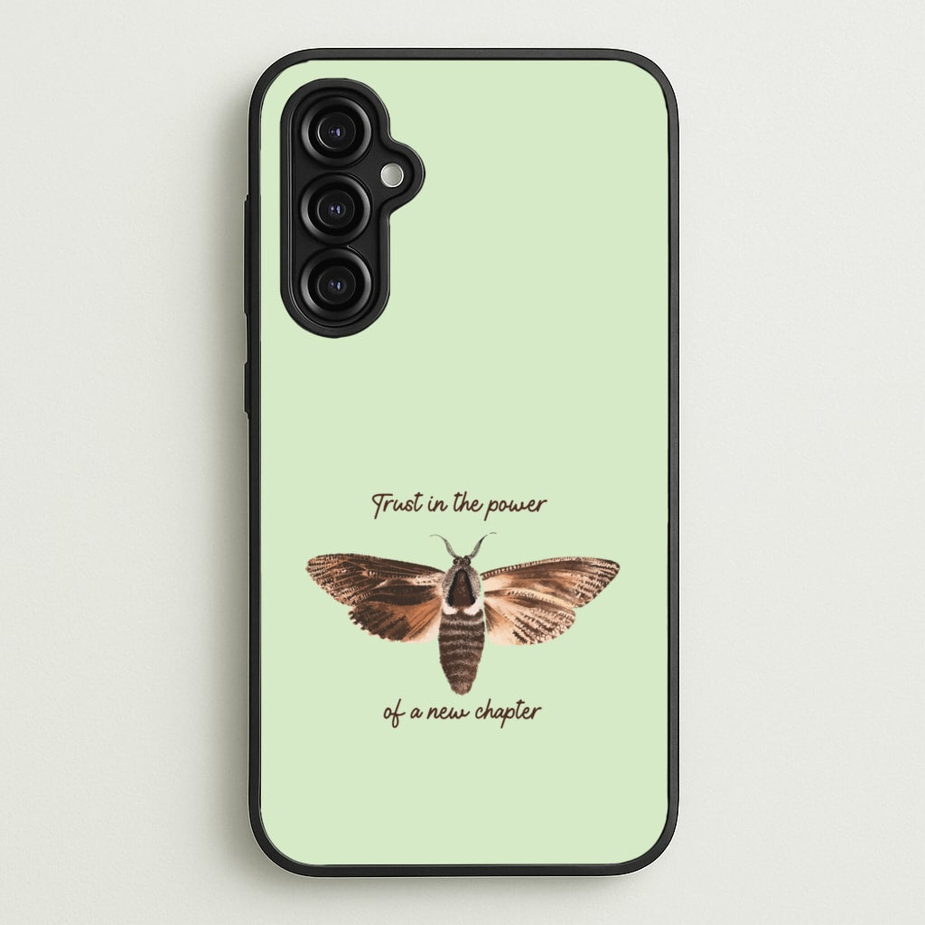Trust In The Power Of A New Chapter  - Patterns Phone Case for Galaxy A14