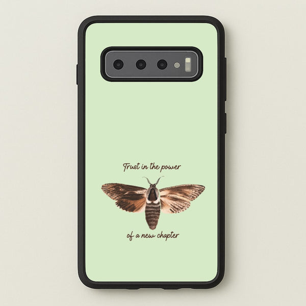 Trust In The Power Of A New Chapter  - Patterns Phone Case for Galaxy S10