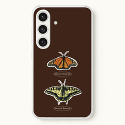 Butterfly Species Collage  - Patterns Phone Case for Galaxy S25