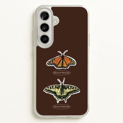 Butterfly Species Collage  - Patterns Phone Case for Galaxy A56