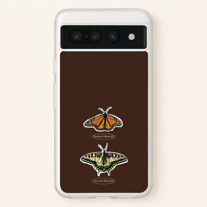 Butterfly Species Collage  - Patterns Phone Case for Google Pixel 7 Pro