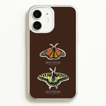 Butterfly Species Collage  - Patterns Phone Case for iPhone 11