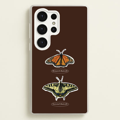 Butterfly Species Collage  - Patterns Phone Case for Galaxy S25 Ultra