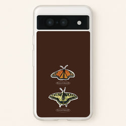 Butterfly Species Collage  - Patterns Phone Case for Google Pixel 8