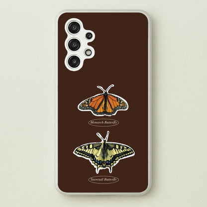 Butterfly Species Collage  - Patterns Phone Case for Galaxy A13