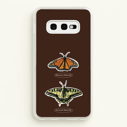 Butterfly Species Collage  - Patterns Phone Case for Galaxy S10e