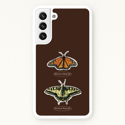 Butterfly Species Collage  - Patterns Phone Case for Galaxy S22 Plus