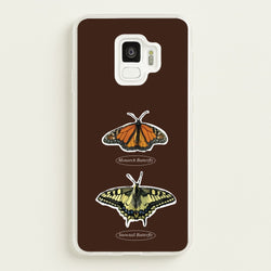 Butterfly Species Collage  - Patterns Phone Case for Galaxy S9