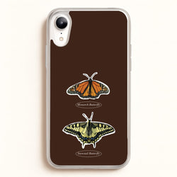 Butterfly Species Collage  - Patterns Phone Case for iPhone XR