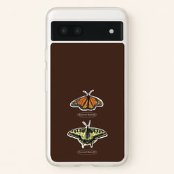 Butterfly Species Collage  - Patterns Phone Case for Google Pixel 7a