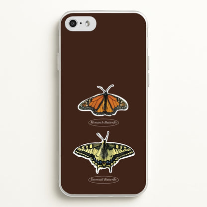 Butterfly Species Collage  - Patterns Phone Case for iPhone 5 / 5s / SE 2016