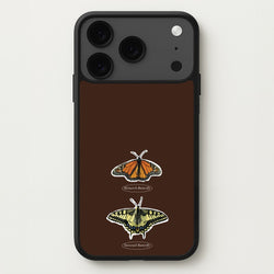 Butterfly Species Collage Phone Case for iPhone 17 Pro Max