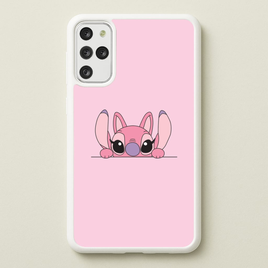 Angel Leaning - Pink Alien  - Angel Stitch Phone Case for Galaxy S20 Plus