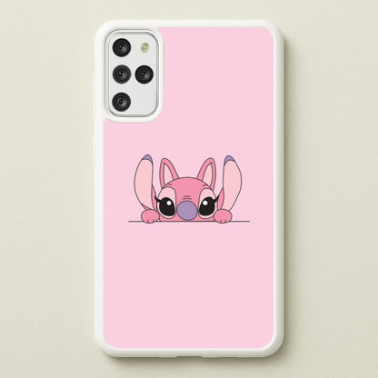 Angel Leaning - Pink Alien  - Angel Stitch Phone Case for Galaxy S20 Plus