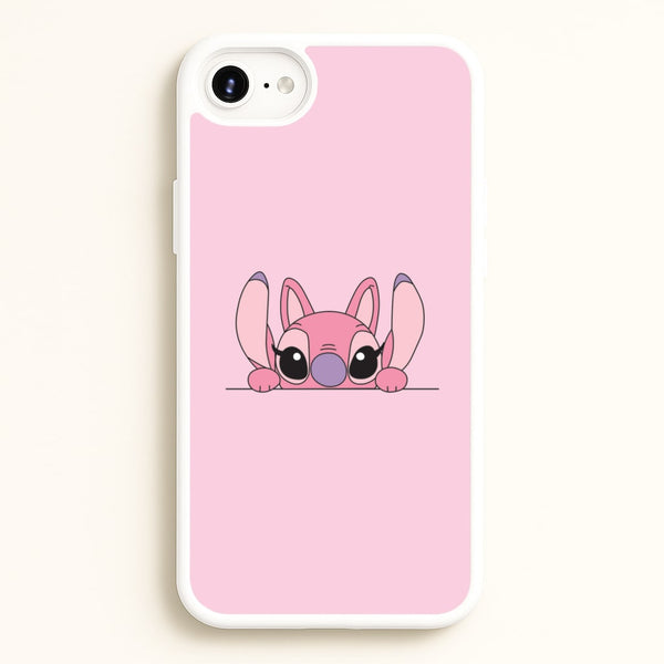 Angel Leaning - Pink Alien  - Angel Stitch Phone Case for iPhone 6 / 7 / 8 / SE
