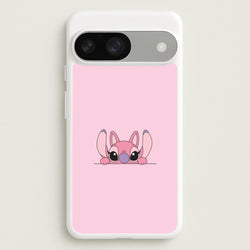 Angel Leaning - Pink Alien  - Angel Stitch Phone Case for Google Pixel 9 / 9 Pro