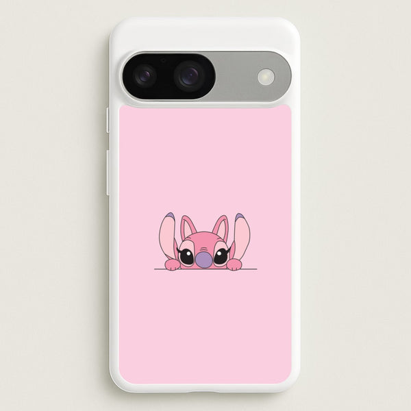 Angel Leaning - Pink Alien  - Angel Stitch Phone Case for Google Pixel 9 / 9 Pro