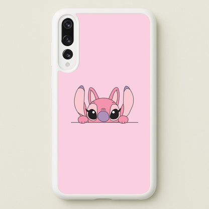 Angel Leaning - Pink Alien  - Angel Stitch Phone Case for Huawei P20 Pro