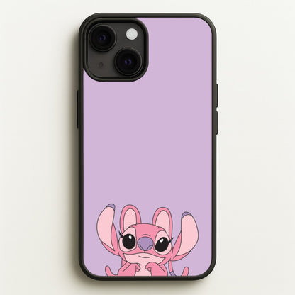 Gazing - Pink Alien  - Angel Stitch Phone Case for iPhone 13 Mini