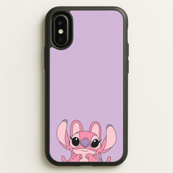 Gazing - Pink Alien  - Angel Stitch Phone Case for iPhone X / XS