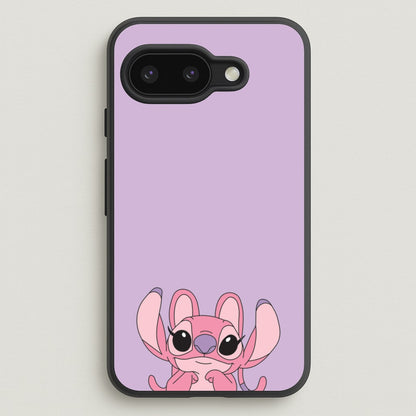 Gazing - Pink Alien  - Angel Stitch Phone Case for Google Pixel 9a
