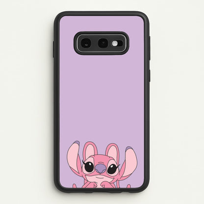 Gazing - Pink Alien  - Angel Stitch Phone Case for Galaxy S10e