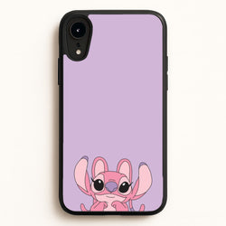 Gazing - Pink Alien  - Angel Stitch Phone Case for iPhone XR