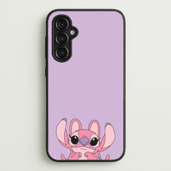 Gazing - Pink Alien  - Angel Stitch Phone Case for Galaxy A14
