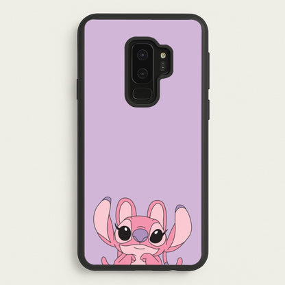 Gazing - Pink Alien  - Angel Stitch Phone Case for Galaxy S9 Plus