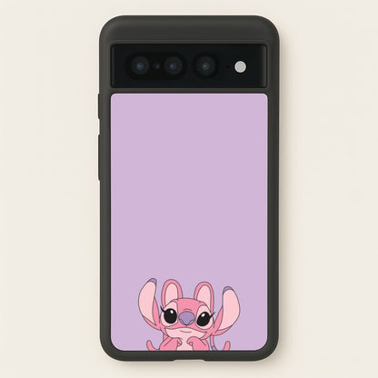 Gazing - Pink Alien  - Angel Stitch Phone Case for Google Pixel 7 Pro