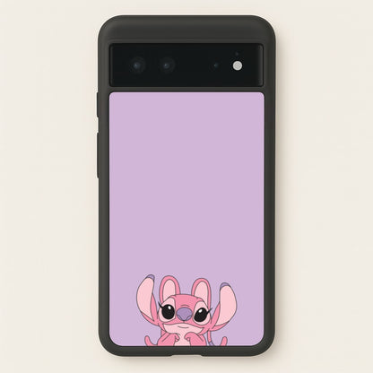 Gazing - Pink Alien  - Angel Stitch Phone Case for Google Pixel 6