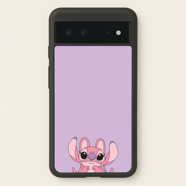 Gazing - Pink Alien  - Angel Stitch Phone Case for Google Pixel 6