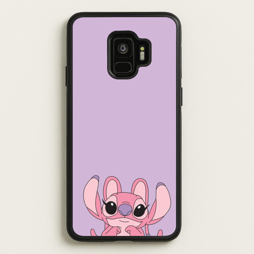 Gazing - Pink Alien  - Angel Stitch Phone Case for Galaxy S9