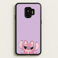 Gazing - Pink Alien  - Angel Stitch Phone Case for Galaxy S9