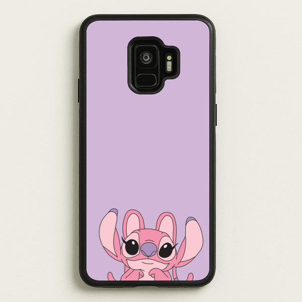 Gazing - Pink Alien  - Angel Stitch Phone Case for Galaxy S9