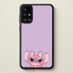 Gazing - Pink Alien  - Angel Stitch Phone Case for Galaxy A71