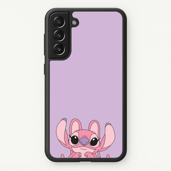 Gazing - Pink Alien  - Angel Stitch Phone Case for Galaxy S21 Plus