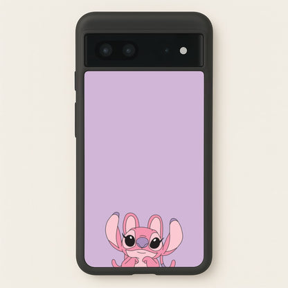 Gazing - Pink Alien  - Angel Stitch Phone Case for Google Pixel 7