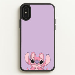 Gazing - Pink Alien  - Angel Stitch Phone Case for iPhone XS Max