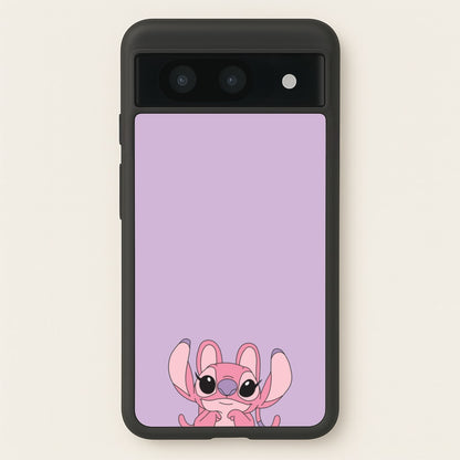 Gazing - Pink Alien  - Angel Stitch Phone Case for Google Pixel 8a