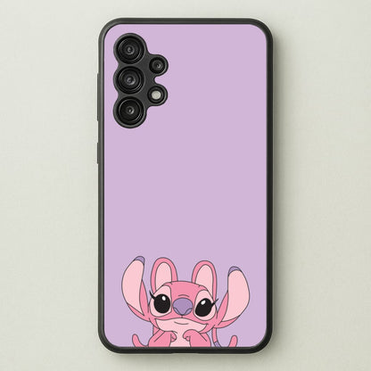 Gazing - Pink Alien  - Angel Stitch Phone Case for Galaxy A13