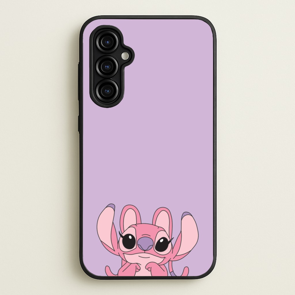 Gazing - Pink Alien  - Angel Stitch Phone Case for Galaxy A54