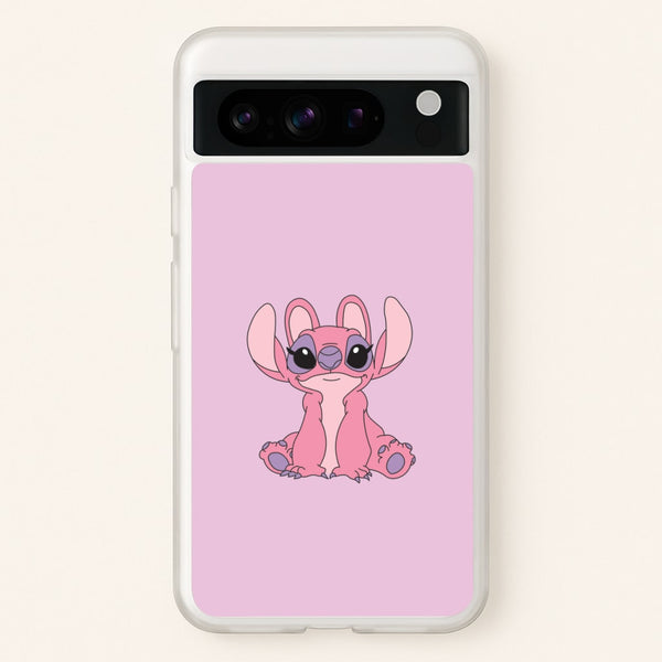 Sitting Down - Pink Alien  - Angel Stitch Phone Case for Google Pixel 8 Pro