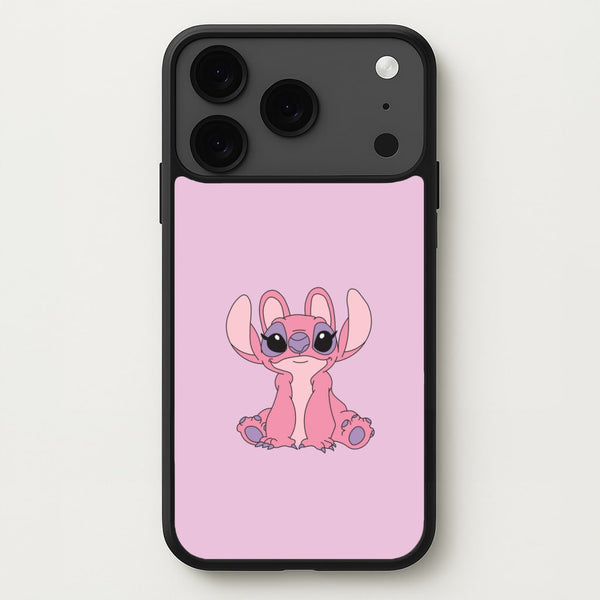 Sitting Down - Pink Alien Phone Case for iPhone 17 Pro Max