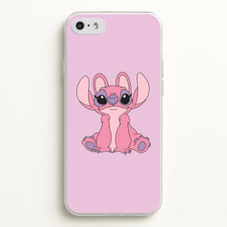 Sitting Down - Pink Alien  - Angel Stitch Phone Case for iPhone 5 / 5s / SE 2016