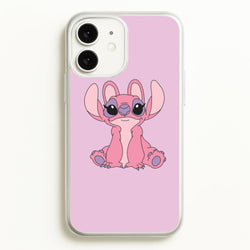 Sitting Down - Pink Alien  - Angel Stitch Phone Case for iPhone 11